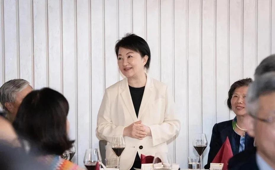 正在窜访欧洲的台中市长卢秀燕在侨宴上称：“台湾在国际上面临挑战，当局、县市长以及