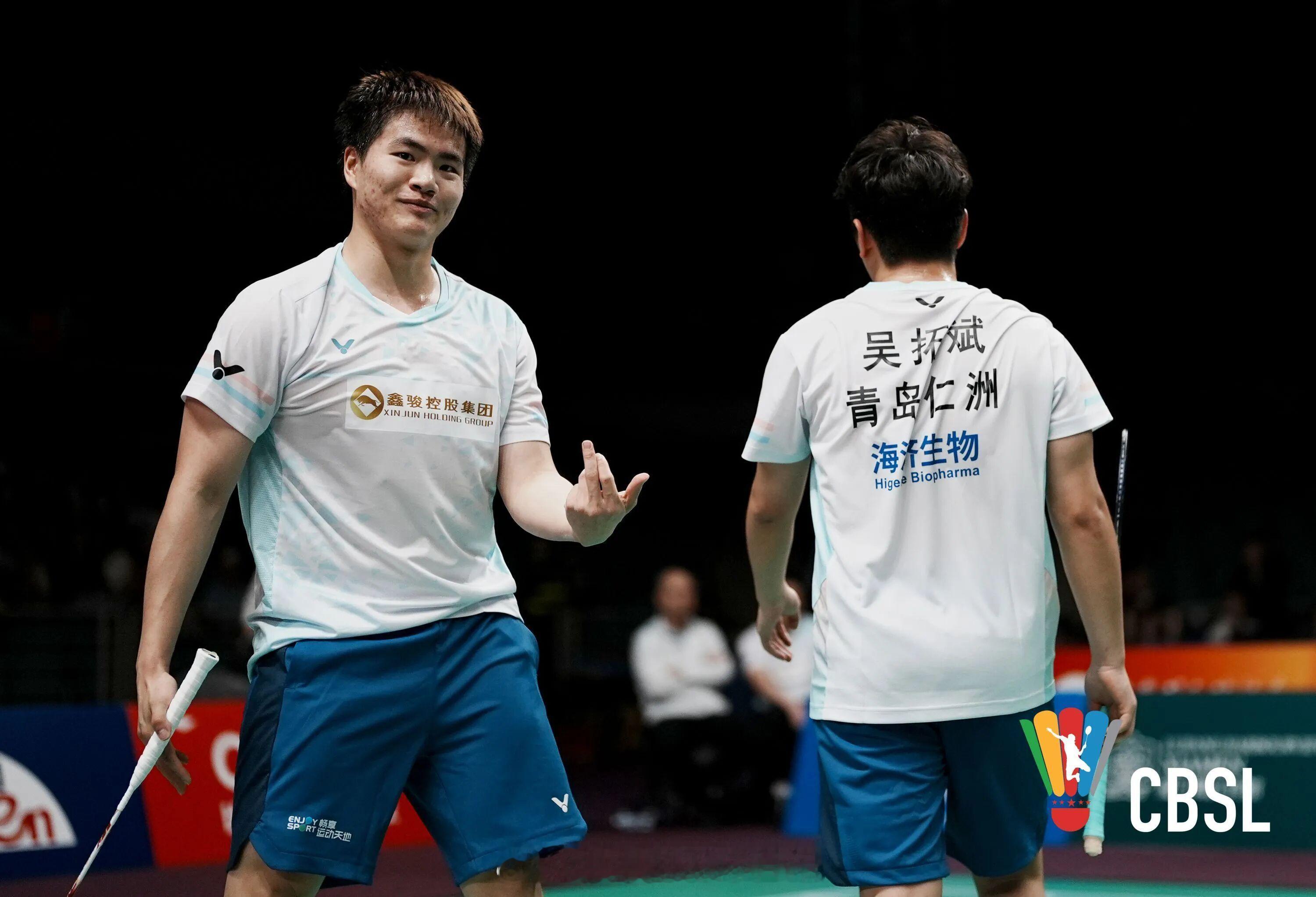 羽超联赛 12:00 江苏羽超 VS 芜湖兴航 男双 徐满文天 朱彦澎 VS 刘