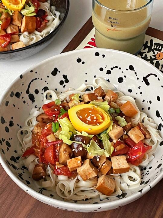 和老妈吃的减脂餐🍝无敌香香面！巨好吃！！