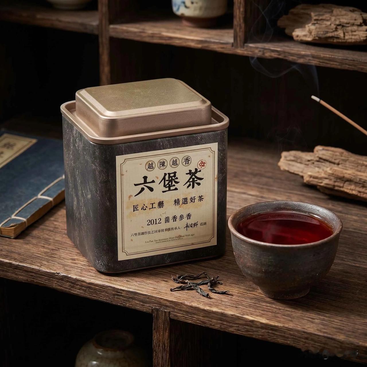 藏了14年的非遗老六堡，菌香参香直接封神！

喜欢六堡茶的宝子们，这款六堡茶的菌