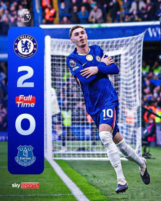 切尔西队实现连续两轮联赛零封，对手伯恩茅斯和埃弗顿实力不弱的。帕尔默近三个月的首