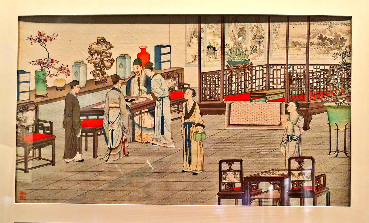 《红楼梦》彩绘画册真跡展
    ″绘梦三重缘一一辽宁与红楼梦文化展″，在《沈阳