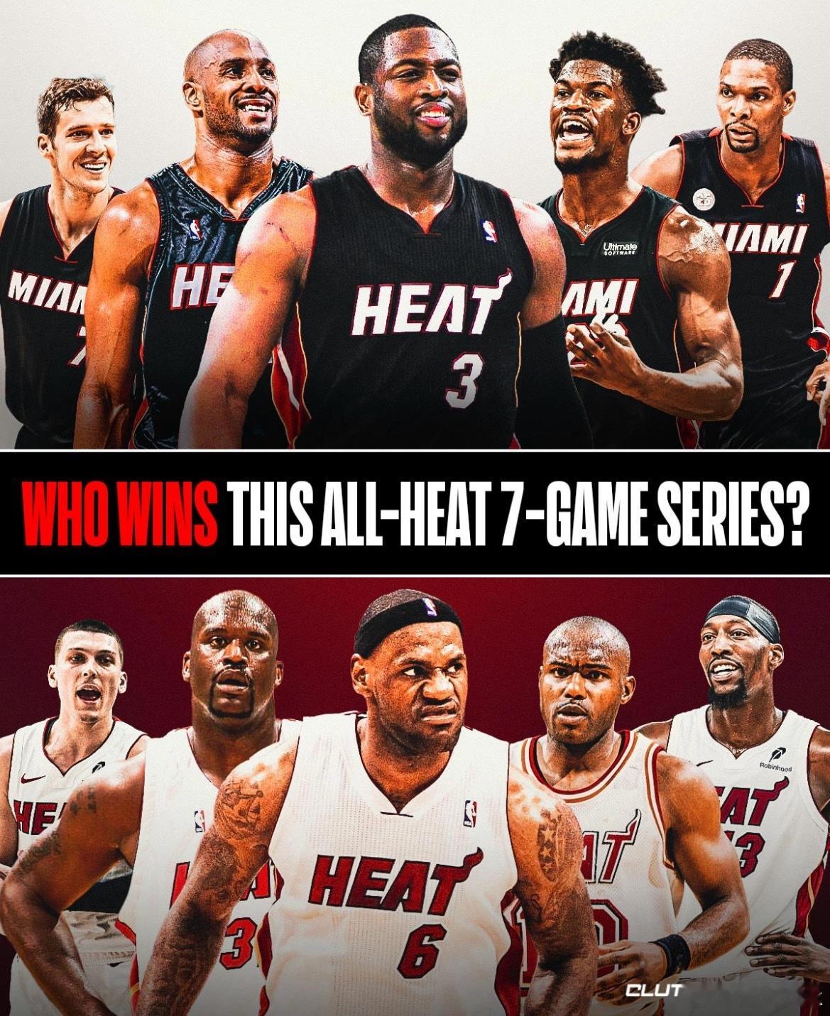 这两支球队打一轮系列赛，谁能赢？nba热火我的观赛搭子 ​​​