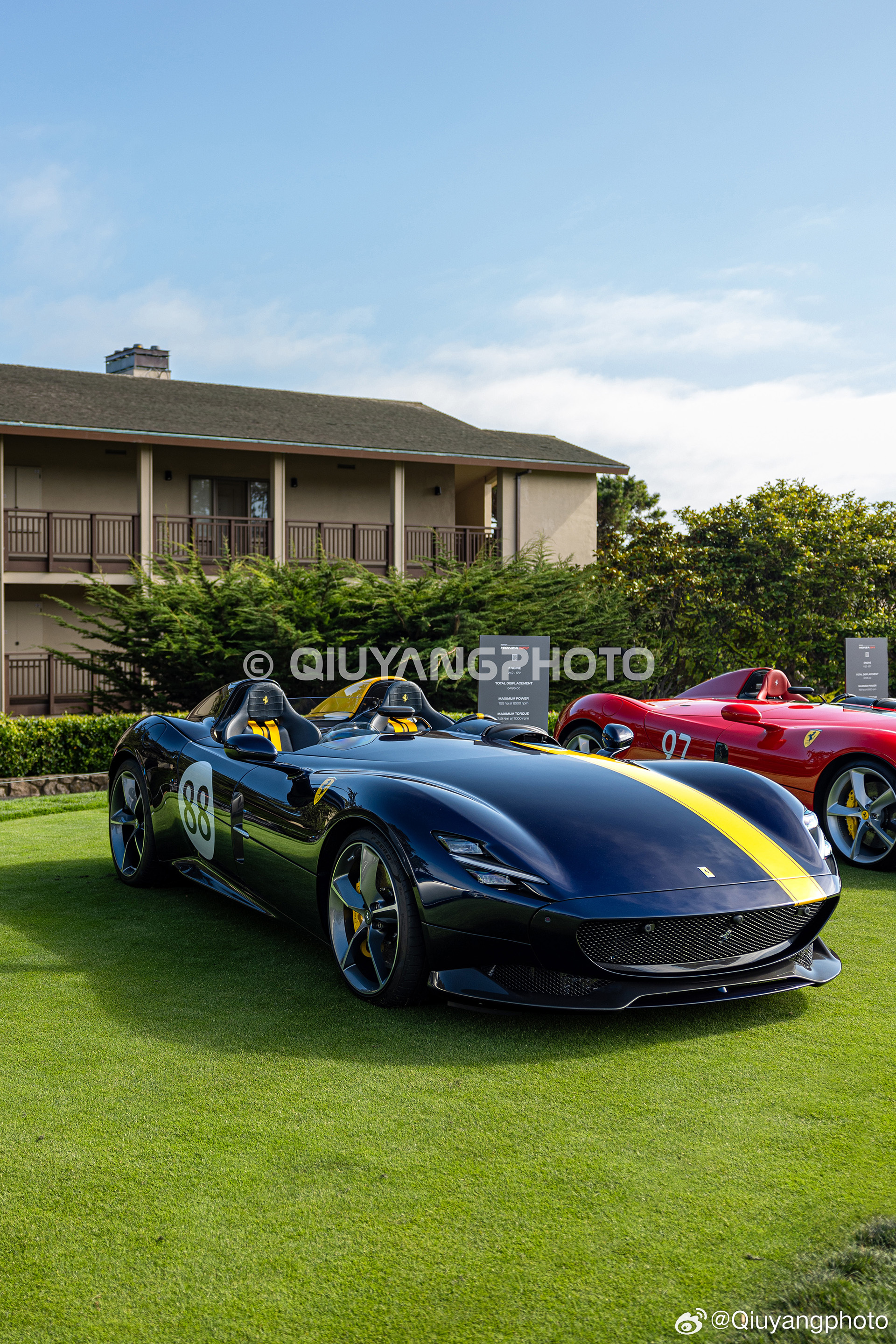 Ferrari Monza SP2 #cars01豪车拍# 特别的漆面Blu J