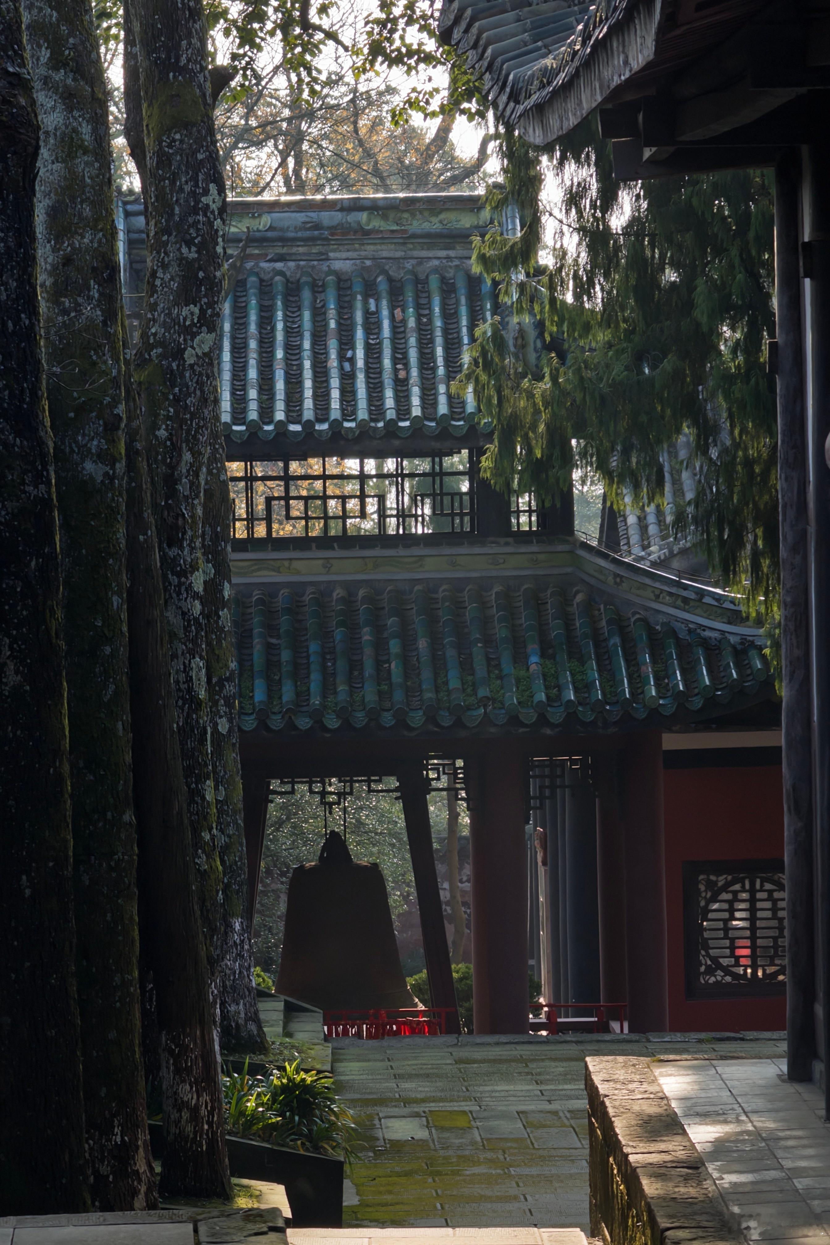 窦圌山的深秋。满山谷都是秋的味道。 江油·窦圌山景区