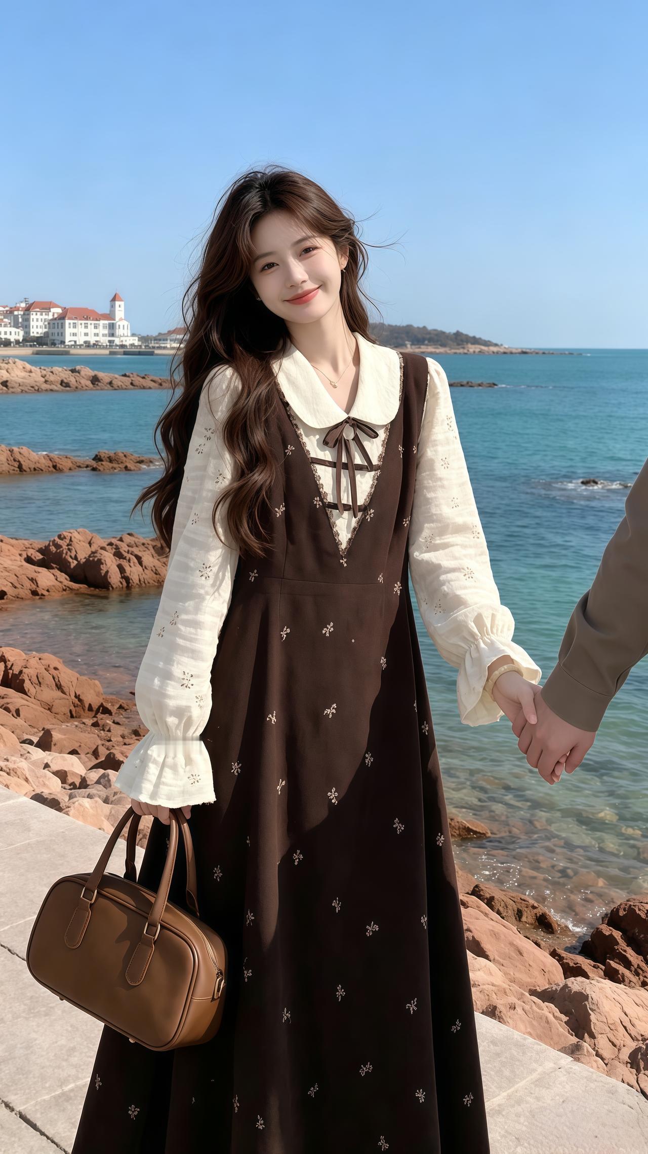 韩系通勤ootd 韩系穿搭 秋天温柔系穿搭 日常女生穿搭 穿搭