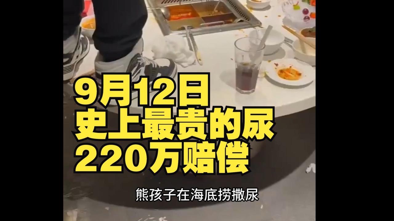 警示！海底捞小便事件家长赔偿220万元

海底捞“小便门”案宣判，两名未成年人监
