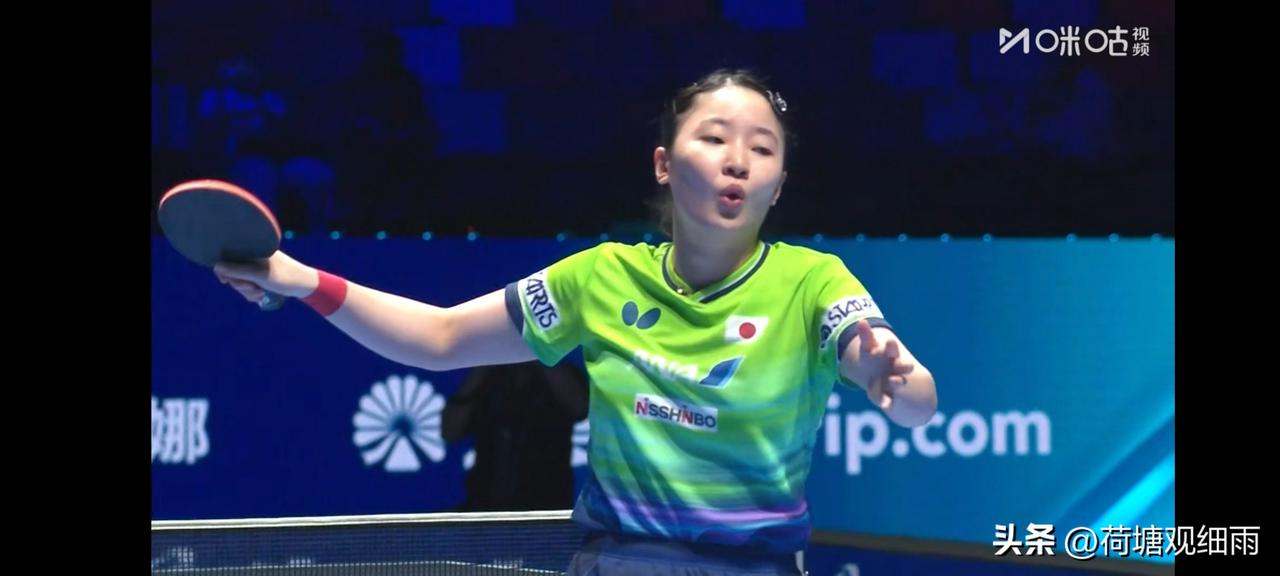 女单小组赛第一轮比完 ，世界排名前十的选手，只有张本美和遇到了强劲对手。蒯曼3：