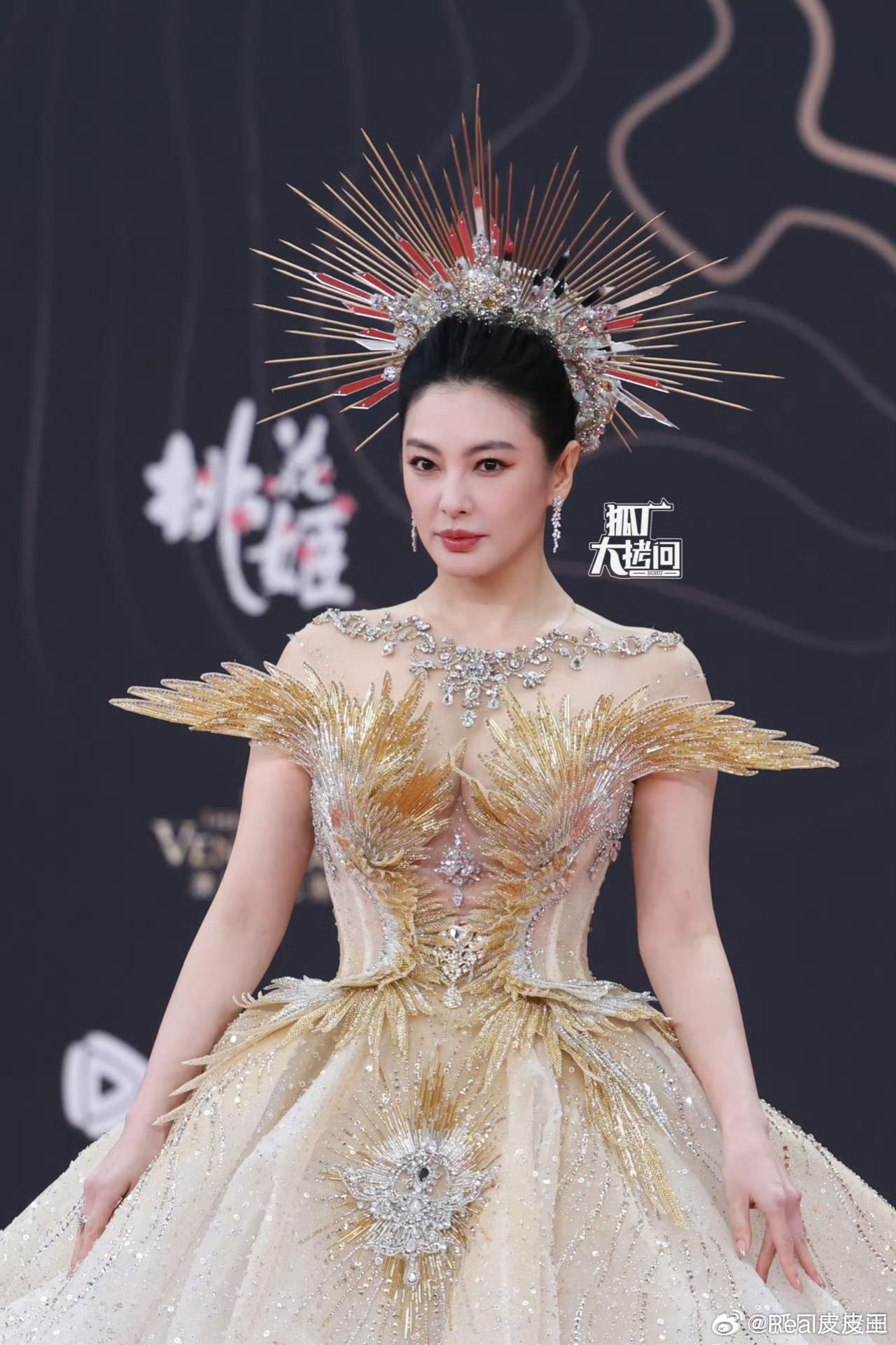 张雨绮懒理争议风波，亮相星光大赏了。该说不说，她每一次红毯造型都好隆重。[苦涩]