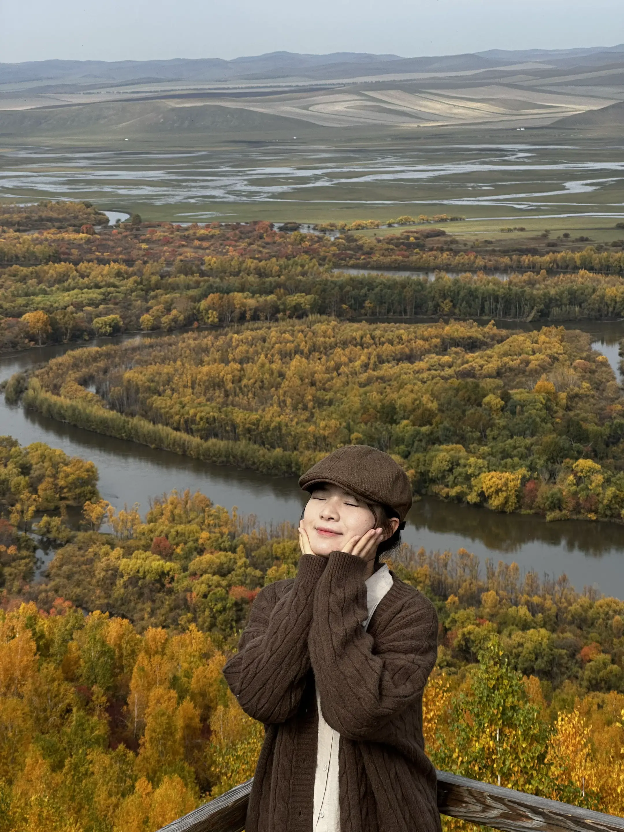 五光十色的秋色震撼，果然不愧是小学课本的大兴安岭