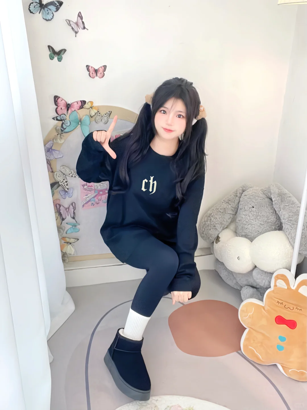 这么穿真的很女大 真的