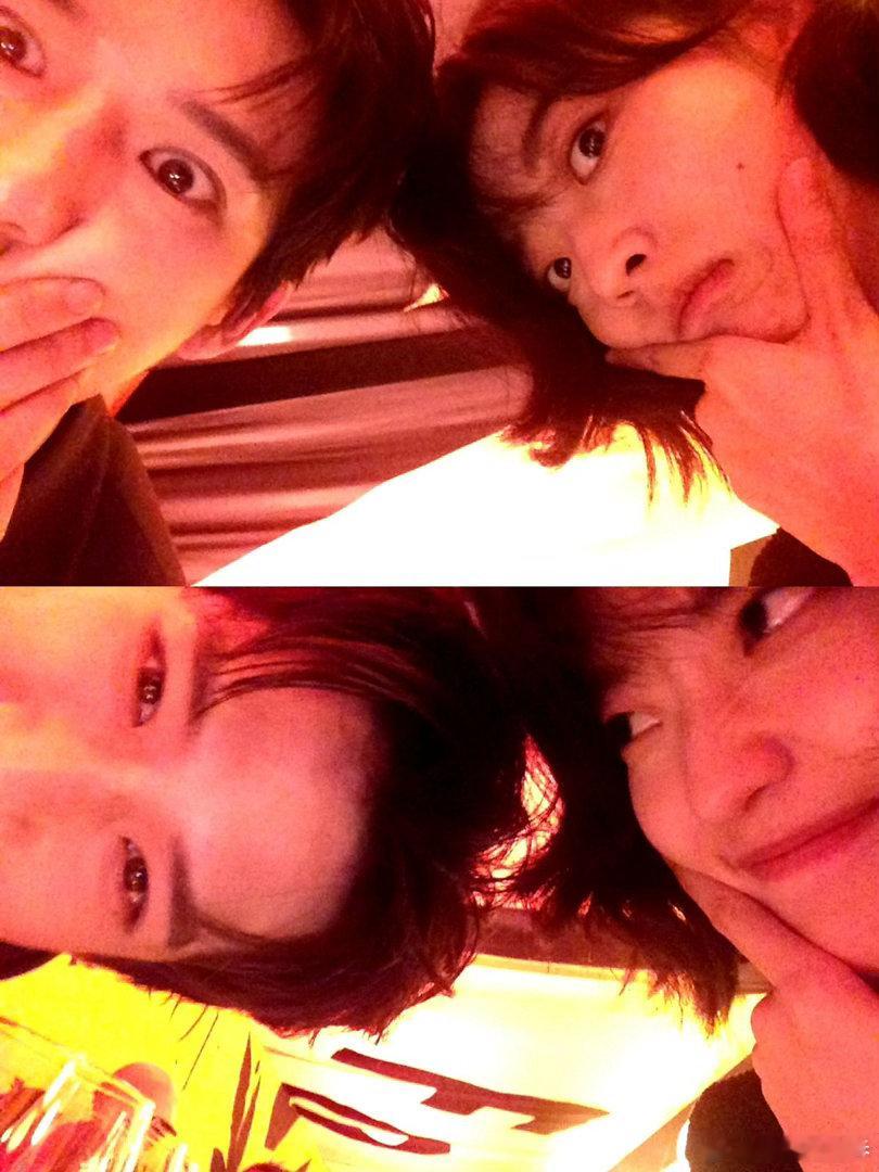 孙千晒和刘诗诗王安宇朴宝剑合照 四个人气质都好绝，优雅贵气+少年感+韩系温润，每