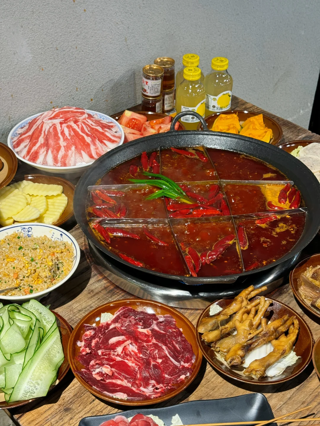 在成都，光华社区重庆老火锅