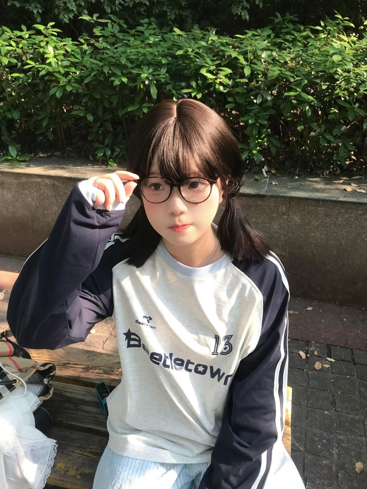 好可爱的假发！