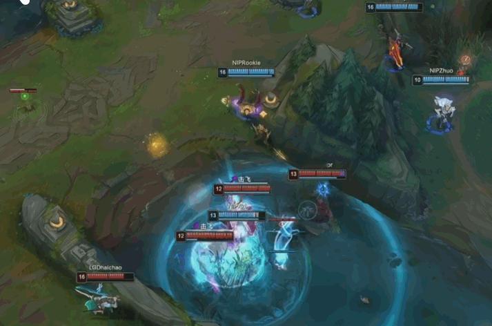 以为NIP要一波了结果rookie被秒[允悲]，开的是可以，这位置队友第一时间也