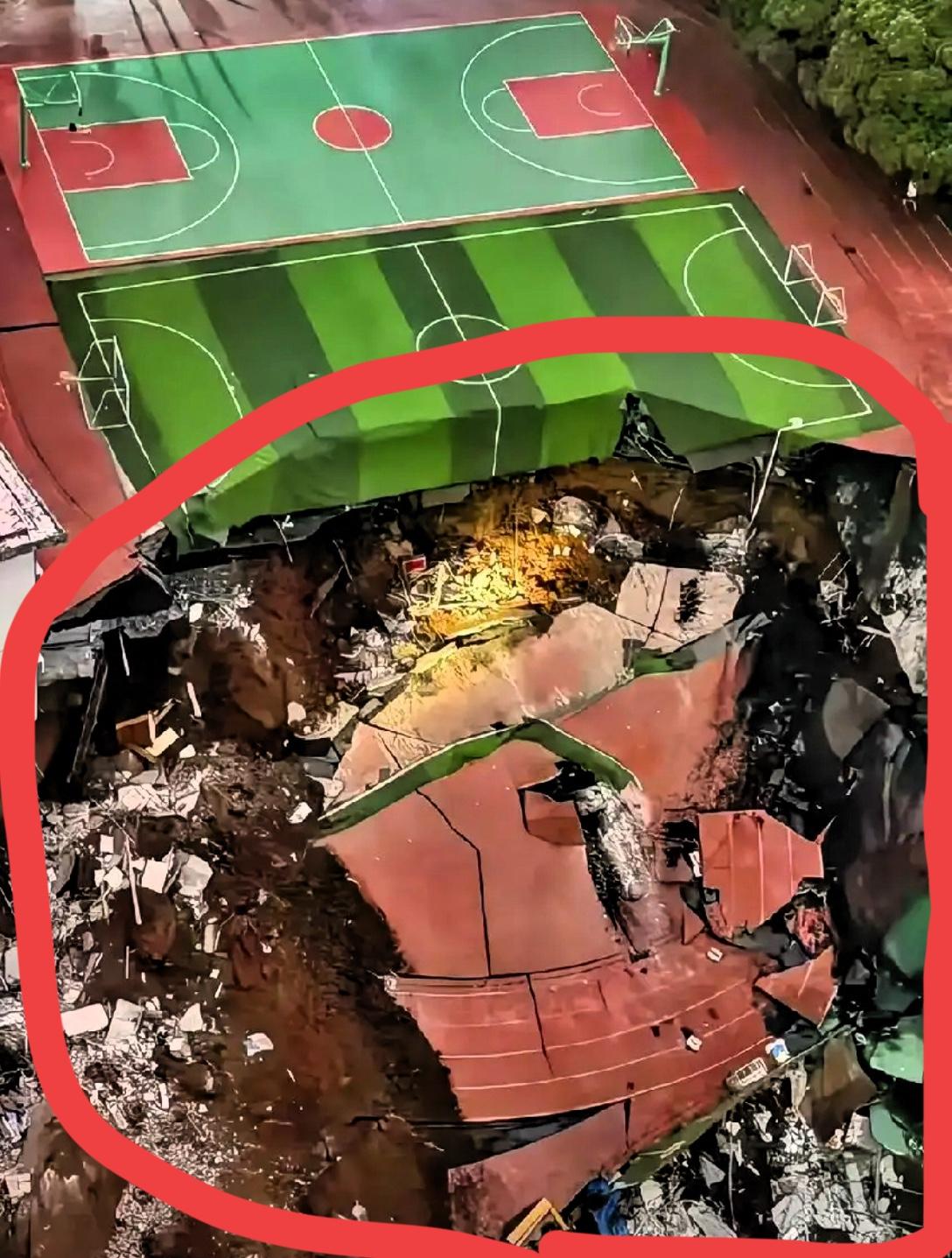 邵阳资江小学的孩子真是捡回一条命！
幸亏不是上学时间，
不然多少家庭得塌天，想想