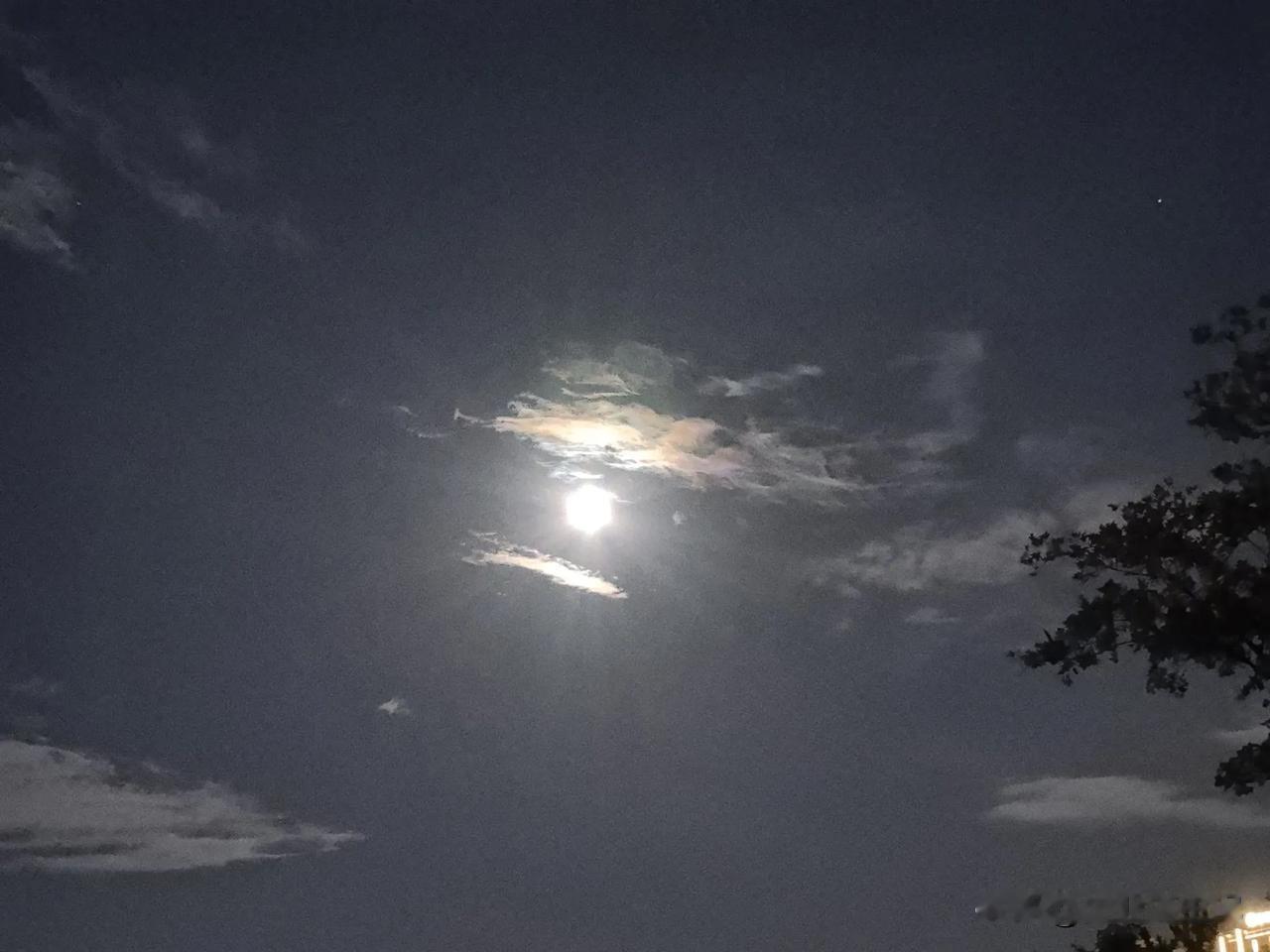 秋日夜空中最亮的是什么？
是星星？
当然不是。
最亮的是十六的月亮。
圆月一出，