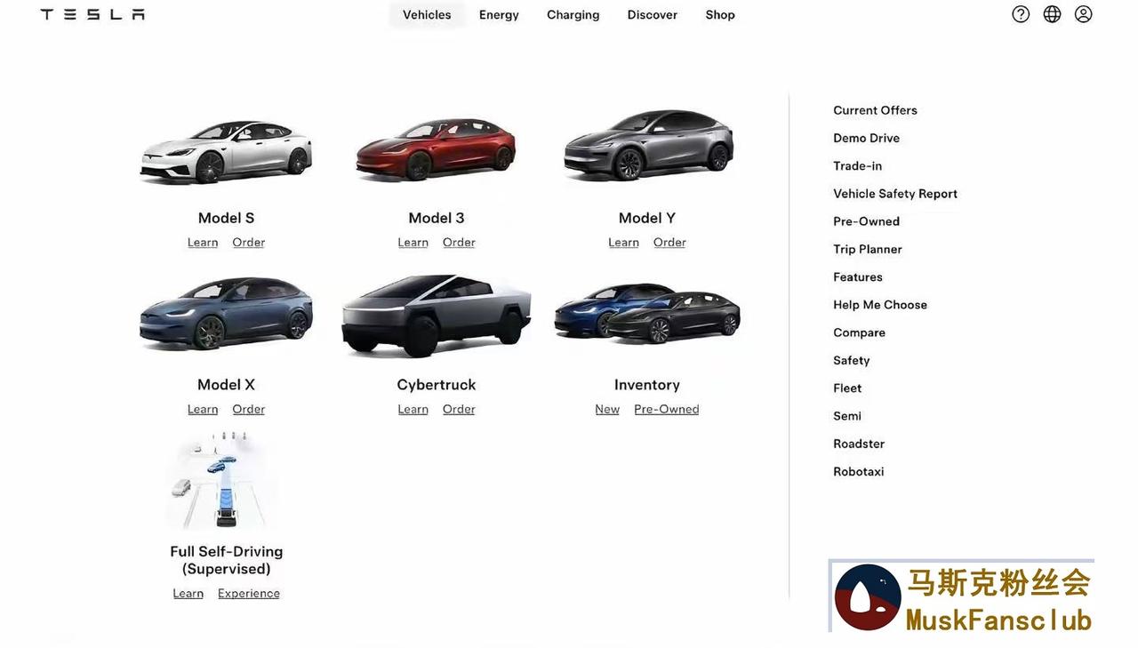 特斯拉的官网上，
已经把FSD作为单独商品列出。
这说明什么？
这说明，
你不是