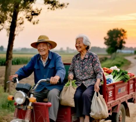 太离谱了！湖北咸宁一名 70 岁老汉无证驾驶无牌三轮车，搭载老伴途中撞上路边电线
