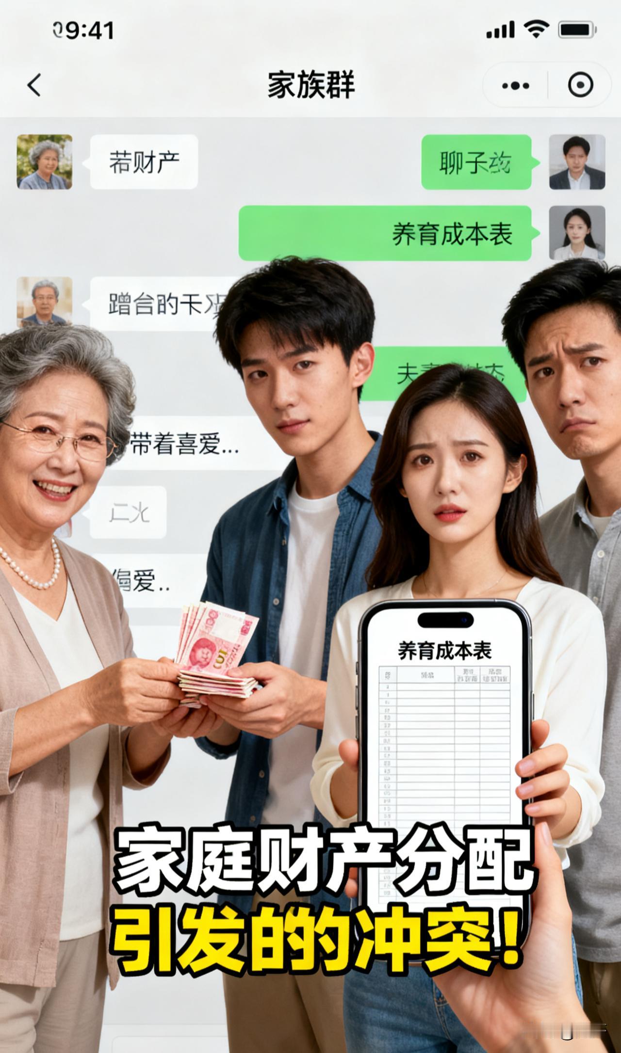 老家8亩地卖了120万父母全给了弟弟，我老婆列了一张“养育成本表”发到家族群炸了