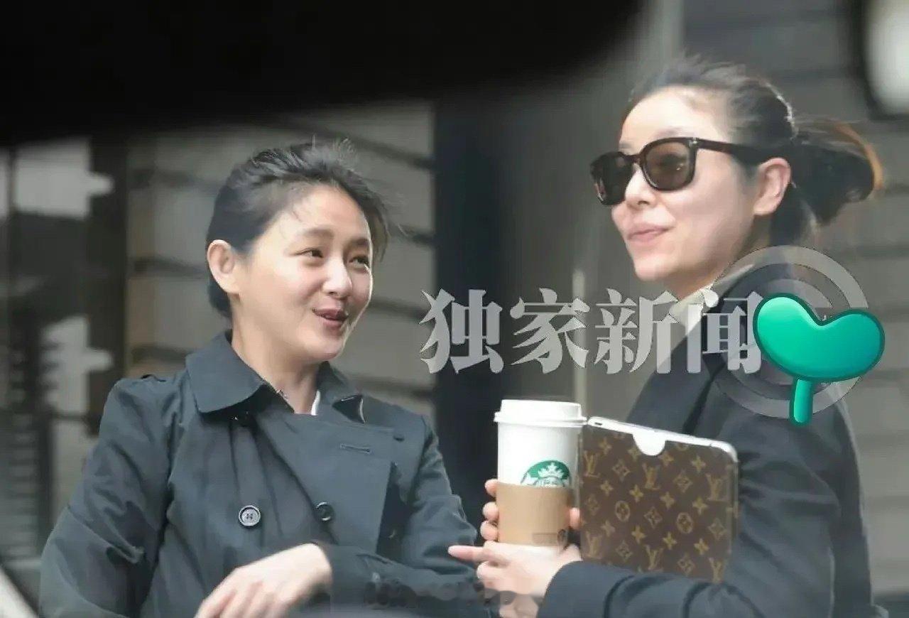 台媒拍到的林心如和大S，为什么大S发量好少的样子…  