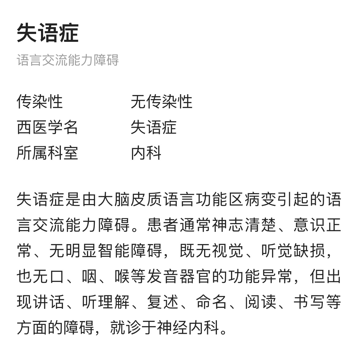 失语症是什么？今天来给大家科普一下。失语症是由大脑皮质语言功能区病变引起的语言交