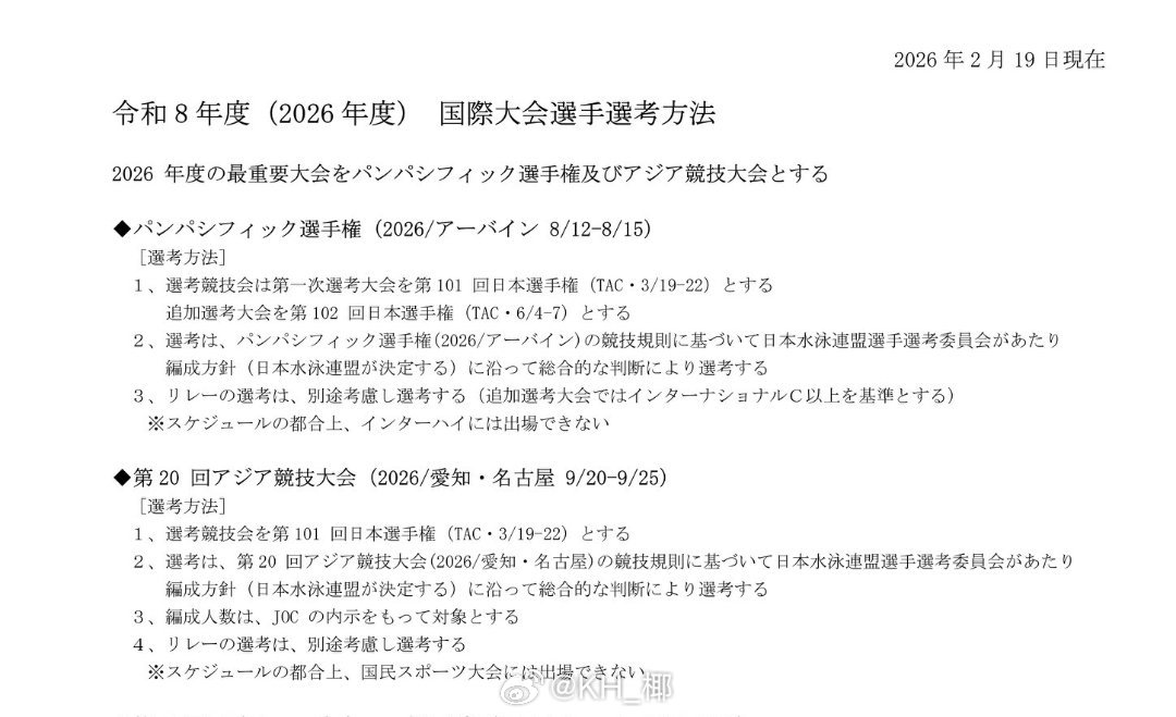日本今年史无前例在上半年举办两次全国锦标赛，分别在3.19-22和6.4-7举行