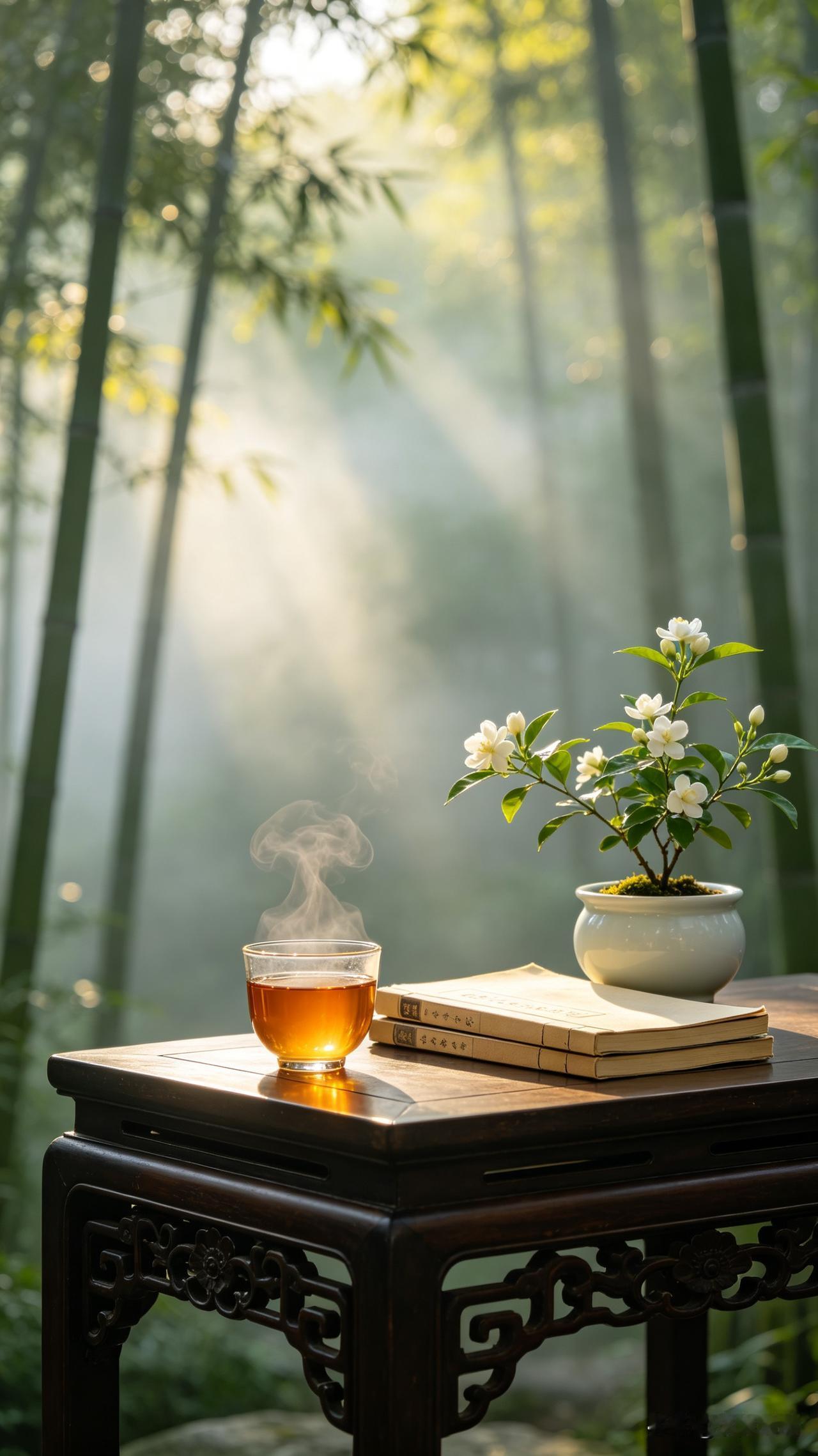 《荣枯过眼，古今一梦；花开见心，落处即禅》

昨日红满树，今朝万枝空。
荣枯本无
