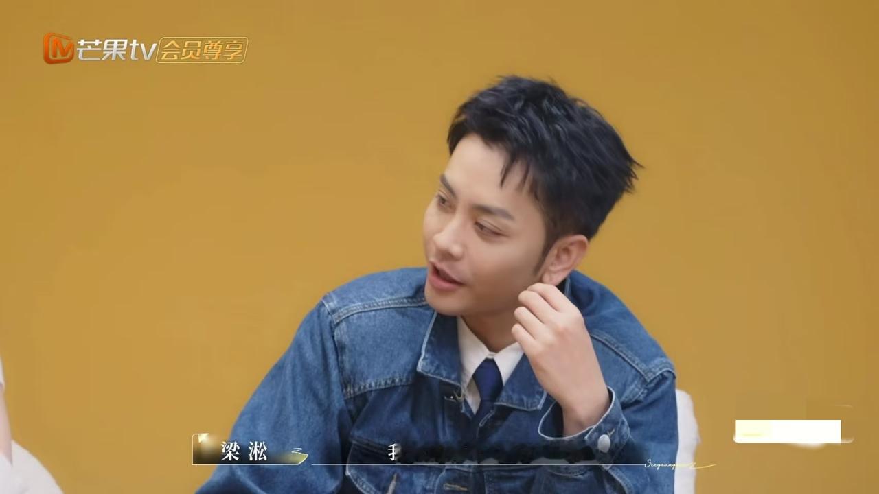 自己也觉得很离谱吧
节目播出后梁淞说:“回头来看节目，我真的像个傻子一样，每天一