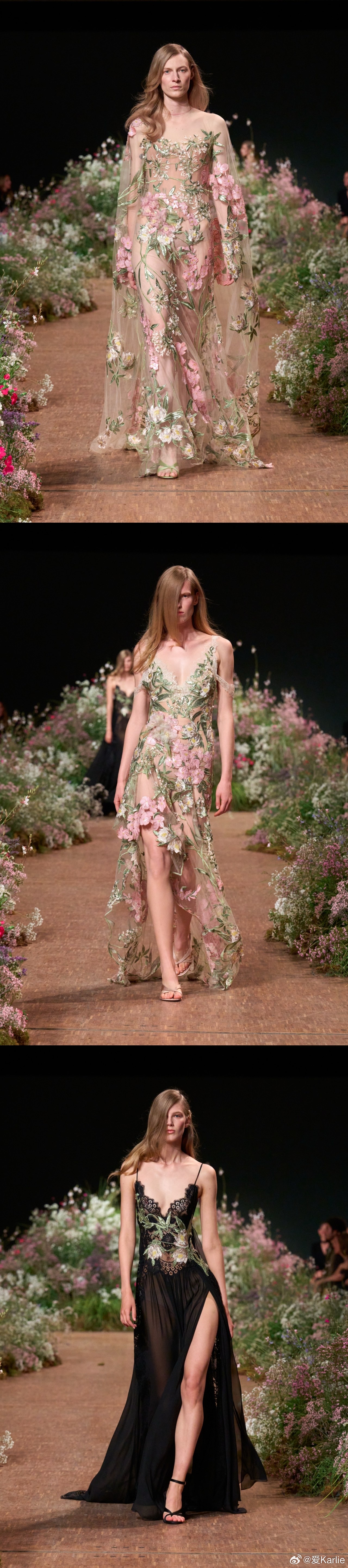 巴黎时装周runway2027春夏时装周 Elie Saab Spring 20