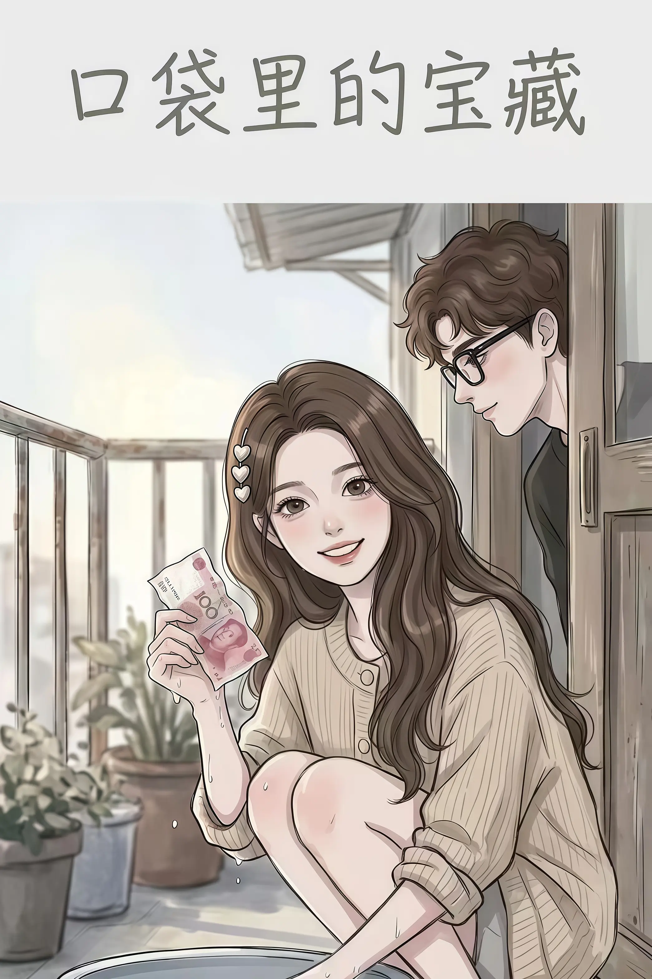 她愿意陪我演戏，我乐意看她开心，这就够了。