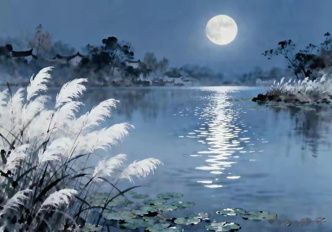 上联：画里桃花开不败，
下联：水中月亮风起皱。