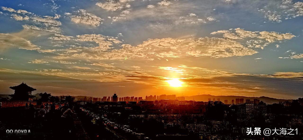 古城夕阳红（原创）
拍摄于大同市平城区大同古城城头