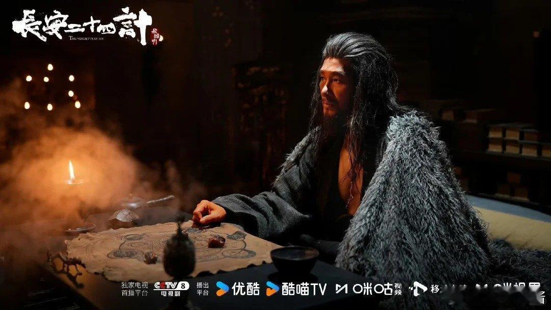 这胸肌你说是王劲松的长安二十四计神秘人造型颠覆认知胸肌好吸睛刷到王劲松新剧名场面