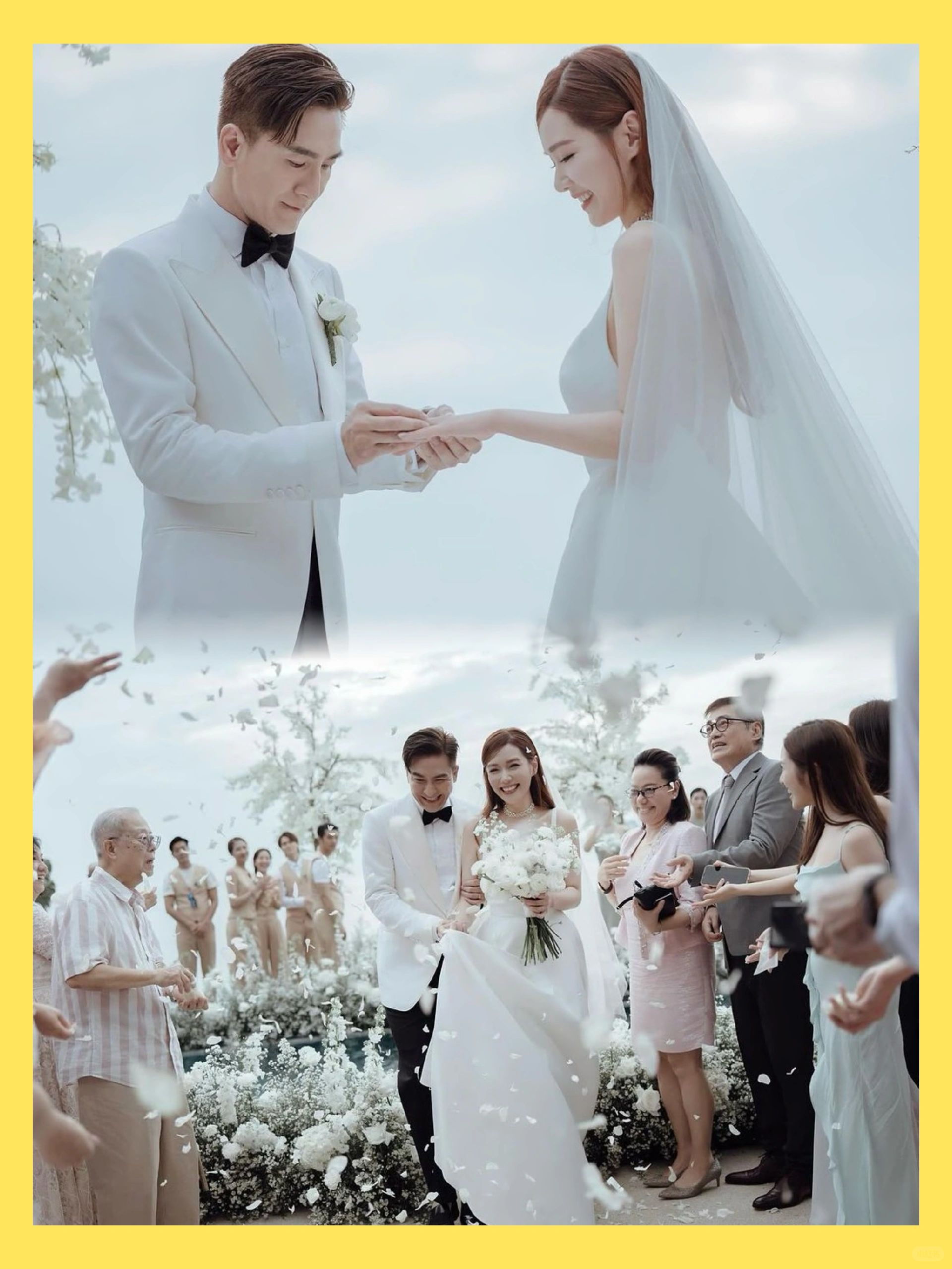 马国明汤洛雯泰国完婚，唯美婚照曝光