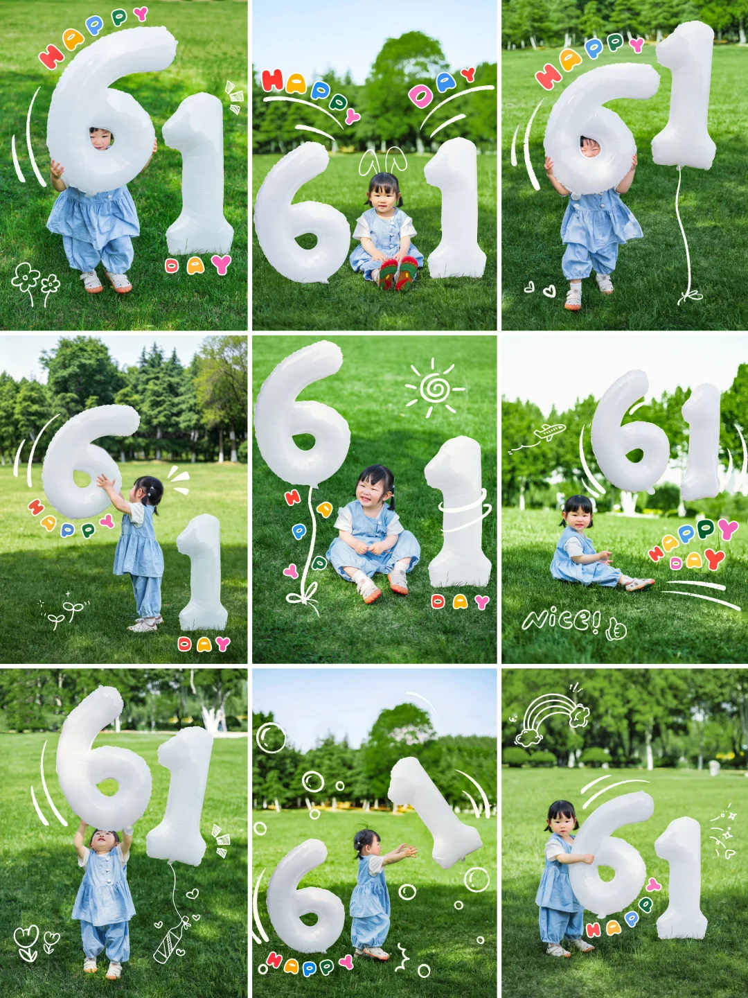 六一儿童节创意照这样拍❗️进来抄作业 🌈