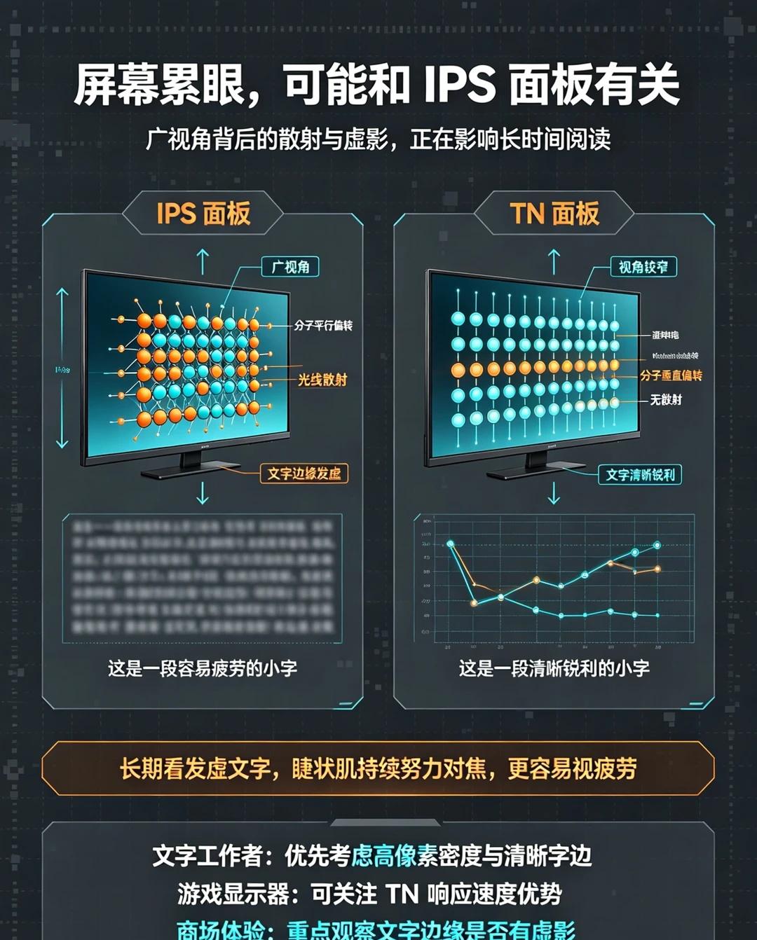 这种lcd屏幕也会伤眼-isp面板
屏幕伤眼的另一大原因——ips面板
有用过t