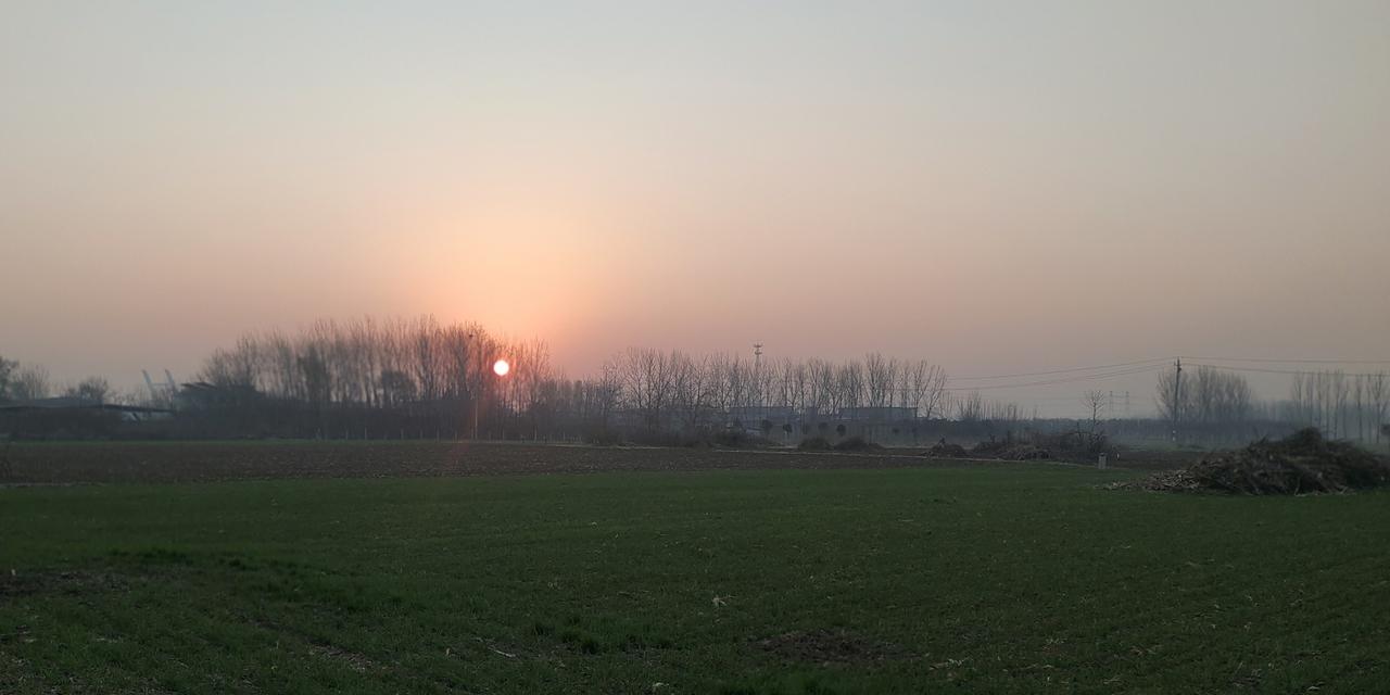 你猜这是日出🌄还是日落🌅？冬日阳光随手拍