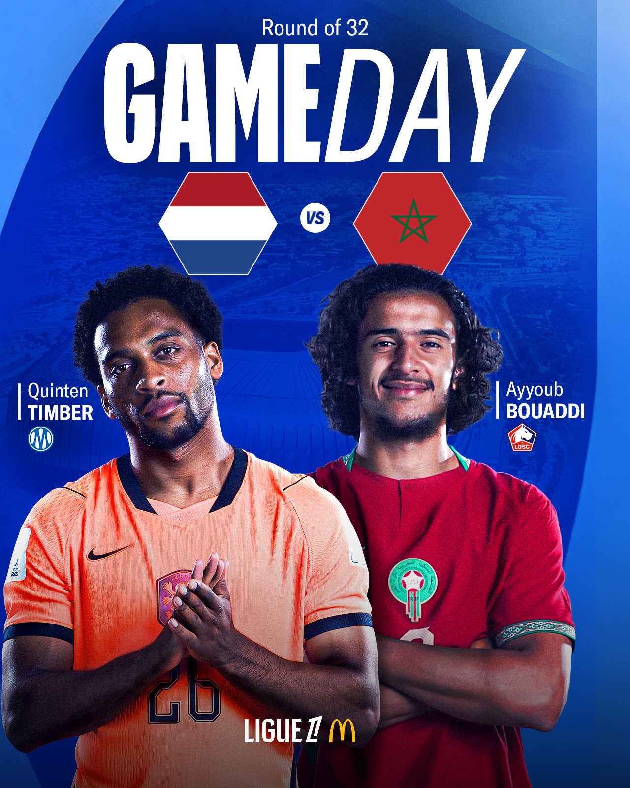 🤔 谁能够晋级16强？🇳🇱🇲🇦 荷兰vs摩洛哥，比赛正式开始！法甲法甲