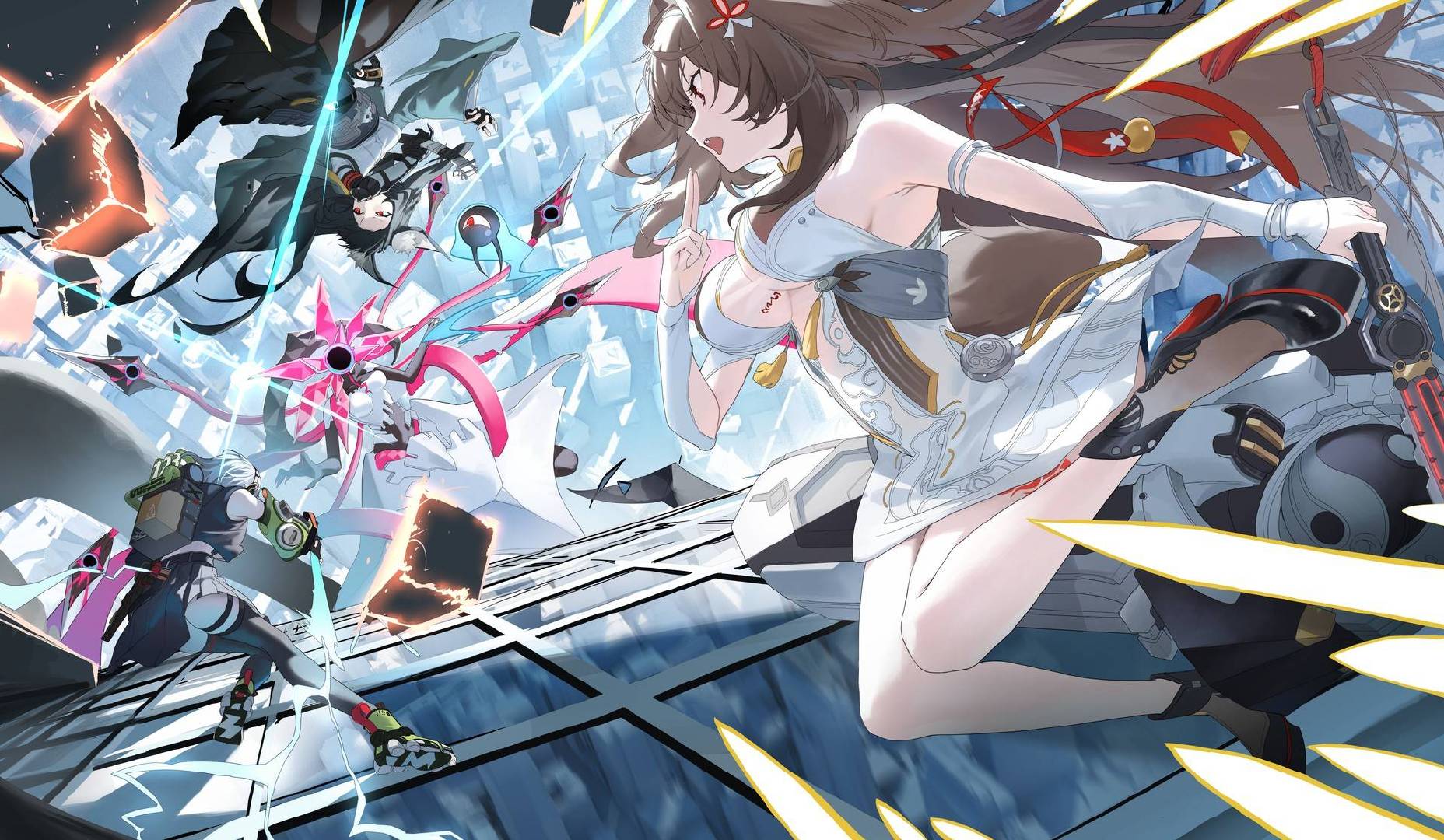 叶瞬光、星见雅——绝区零——画师: SB_Lama，网页链接