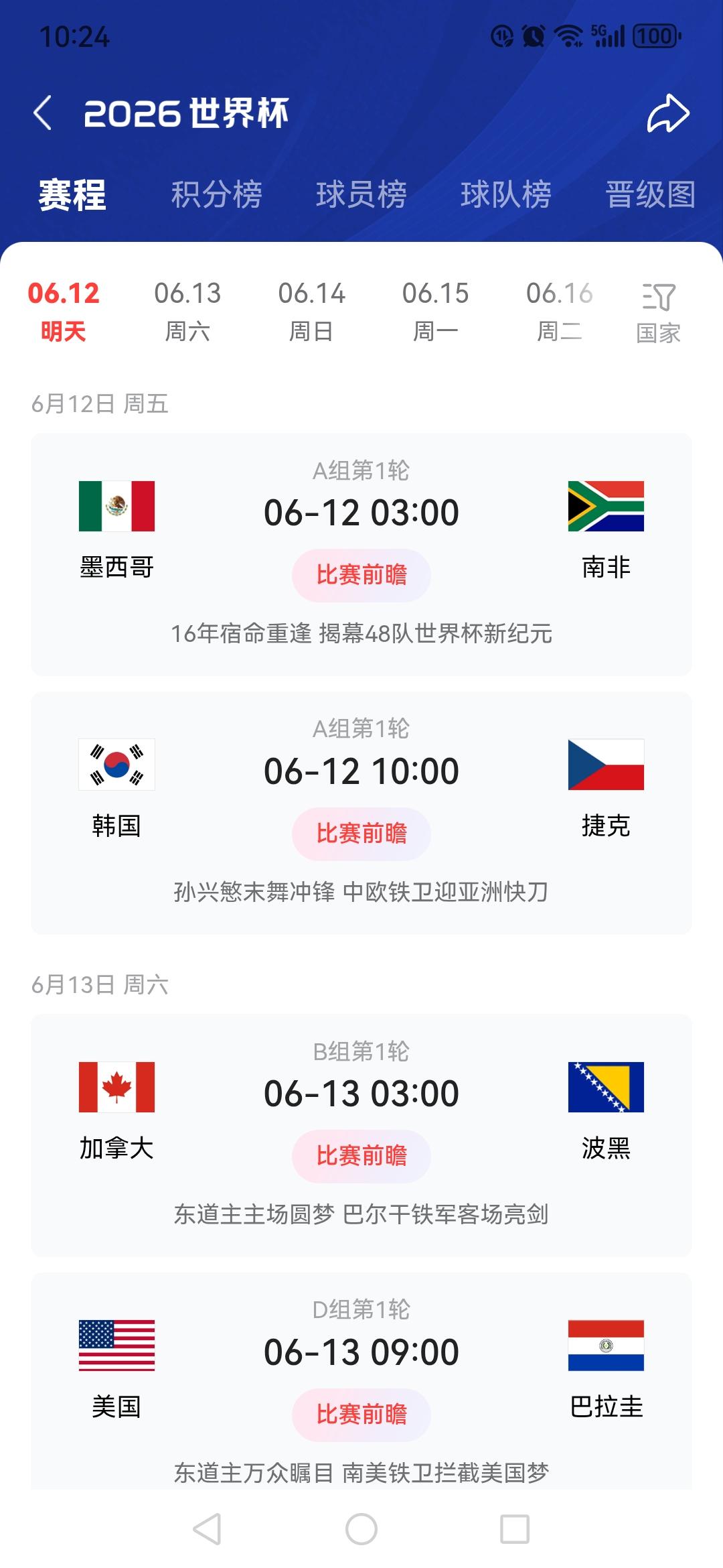世界杯，来了，2006年，意大利第四次捧杯，也是那一年，梅西、C罗惊艳亮相。
​