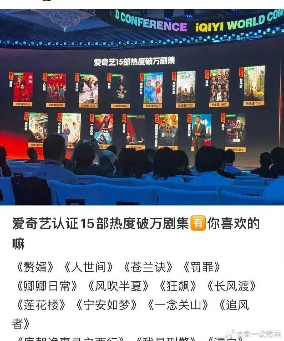 15部热度破万的剧集 你看过哪些《赘婿》《人世间》《苍兰诀》《罚罪》《卿卿日常》