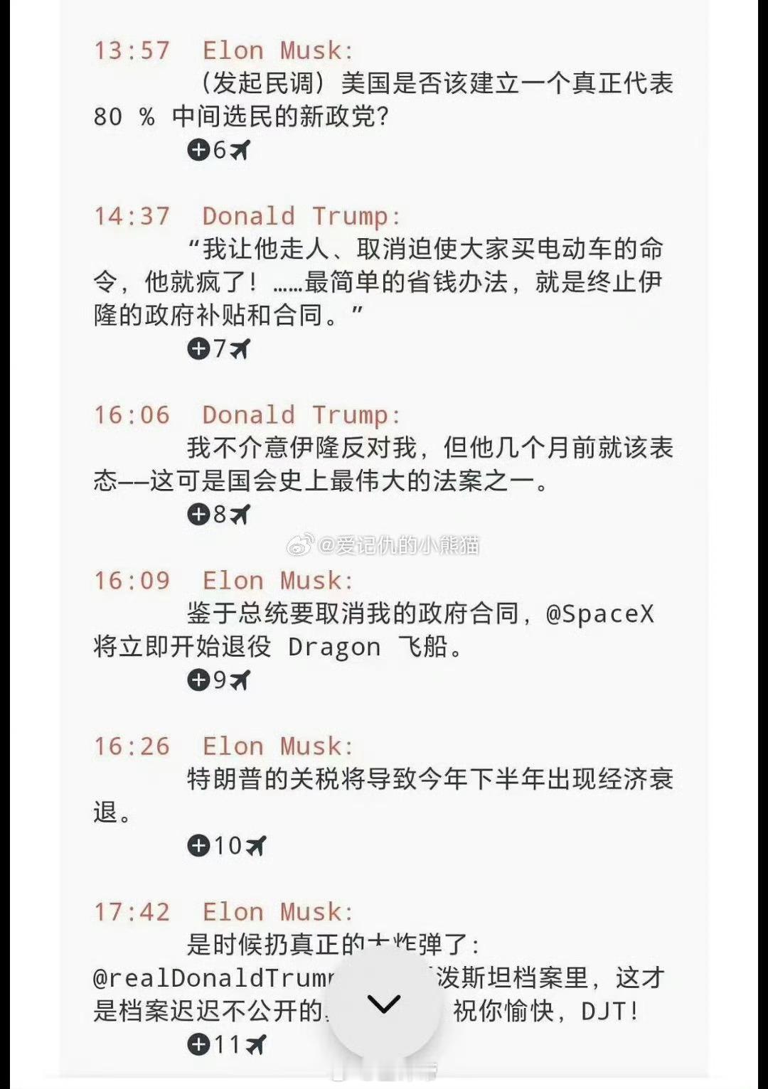 特朗普马斯克公开骂战特朗普与马斯克骂战全内容[doge] ​​​
