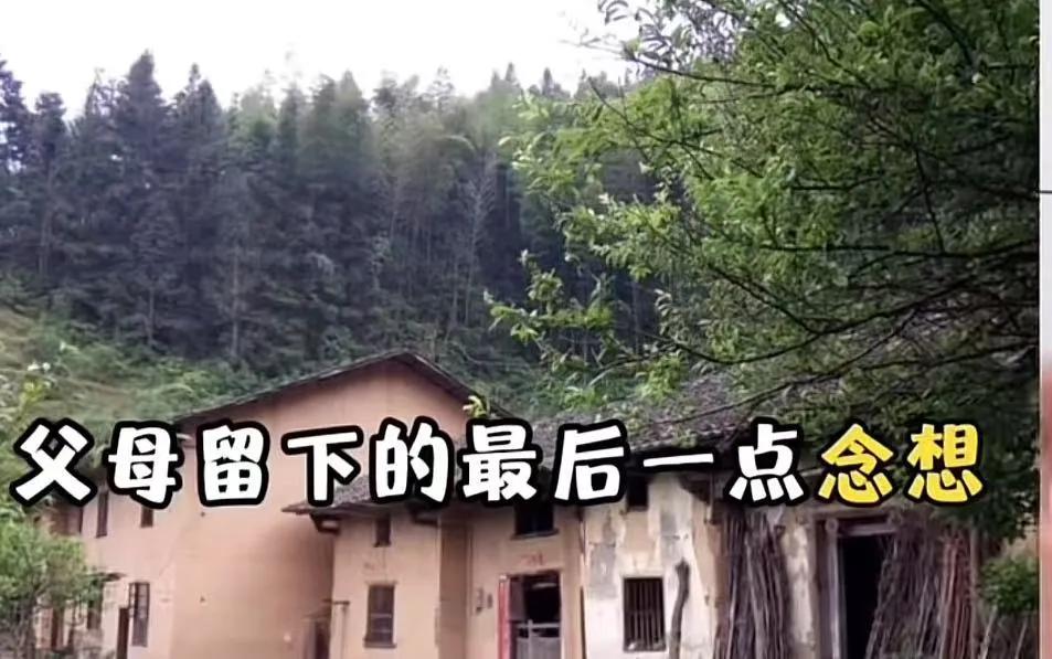如果父母都不在的，老家的老屋，你会任其风吹雨打，一点点垮塌？还是会花钱将它重新翻