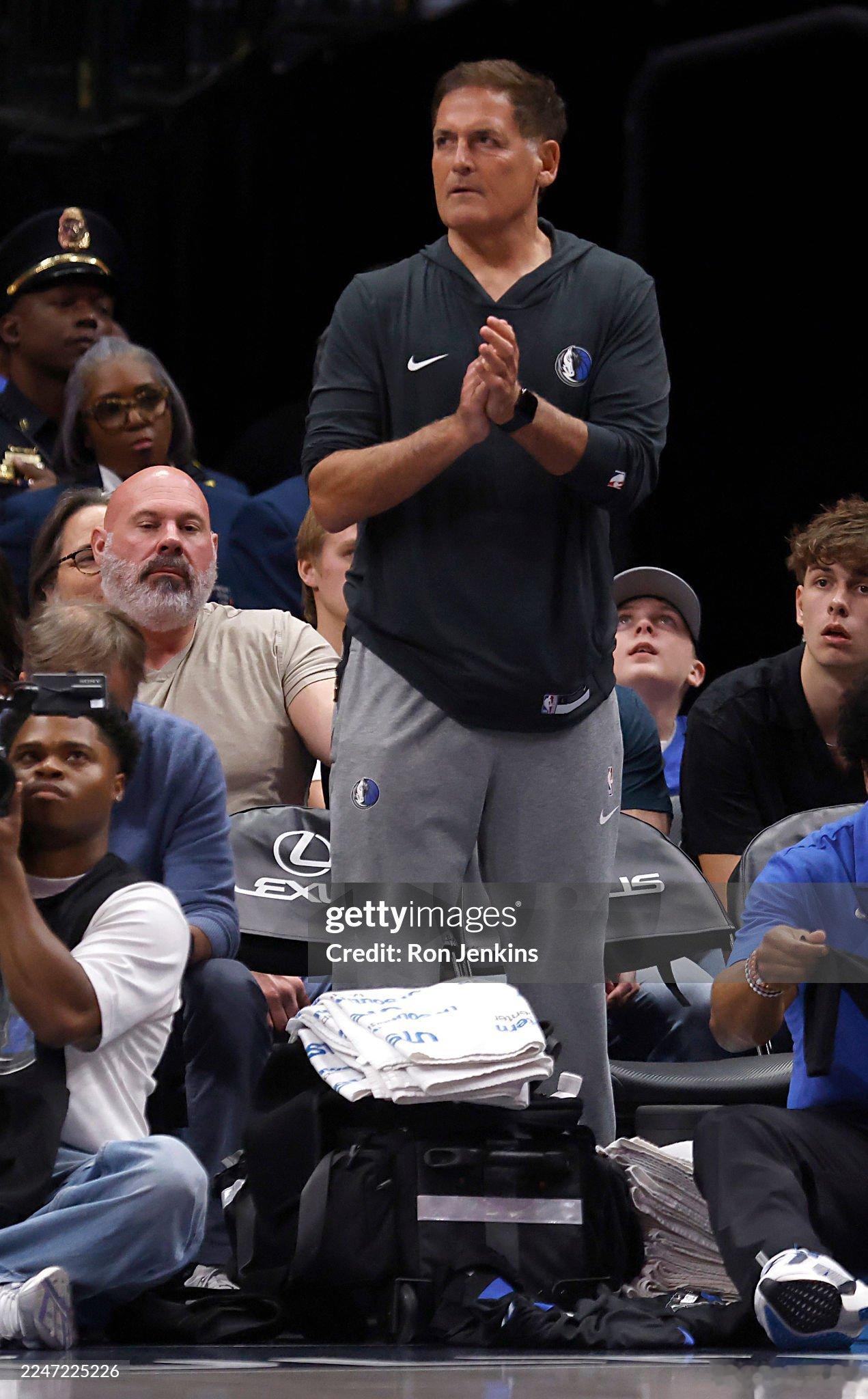 库班接受采访。“我是杜蒙特的顾问，他将做出所有的最终决定。”