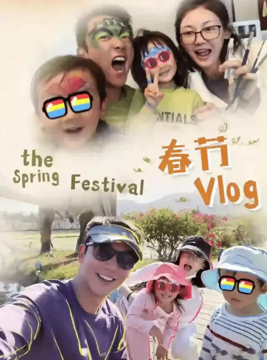 搜狐娱乐讯 近日，郑恺分享了一家人在三亚度假的Vlog，他和苗苗带着儿女逛恐龙乐