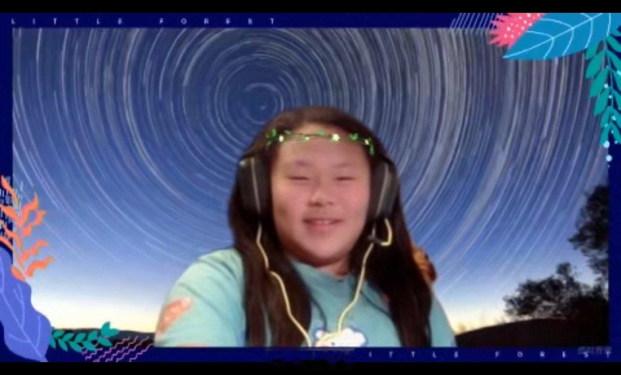 虽然不知道菲律宾富婆长啥样，但我就觉得咱米姐像～ （陪聊画面截图） 