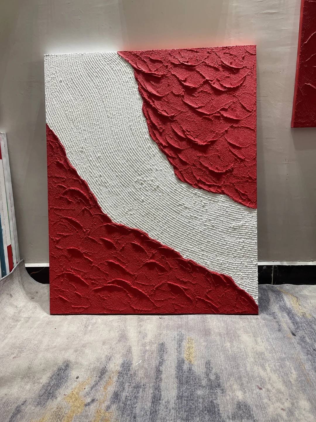 原创版权作品《红红火火》玄关客厅沙发挂画