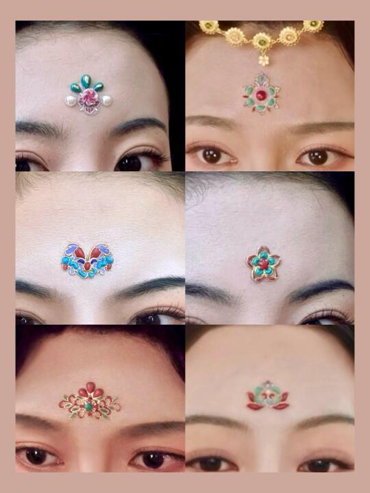 这部剧的花钿居然都是立体的