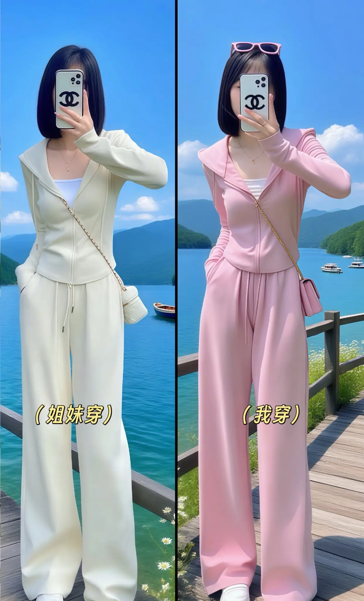 梨形身材穿搭 小个子显高显瘦穿搭  显瘦穿搭 早秋松弛感穿搭 休闲套装穿搭